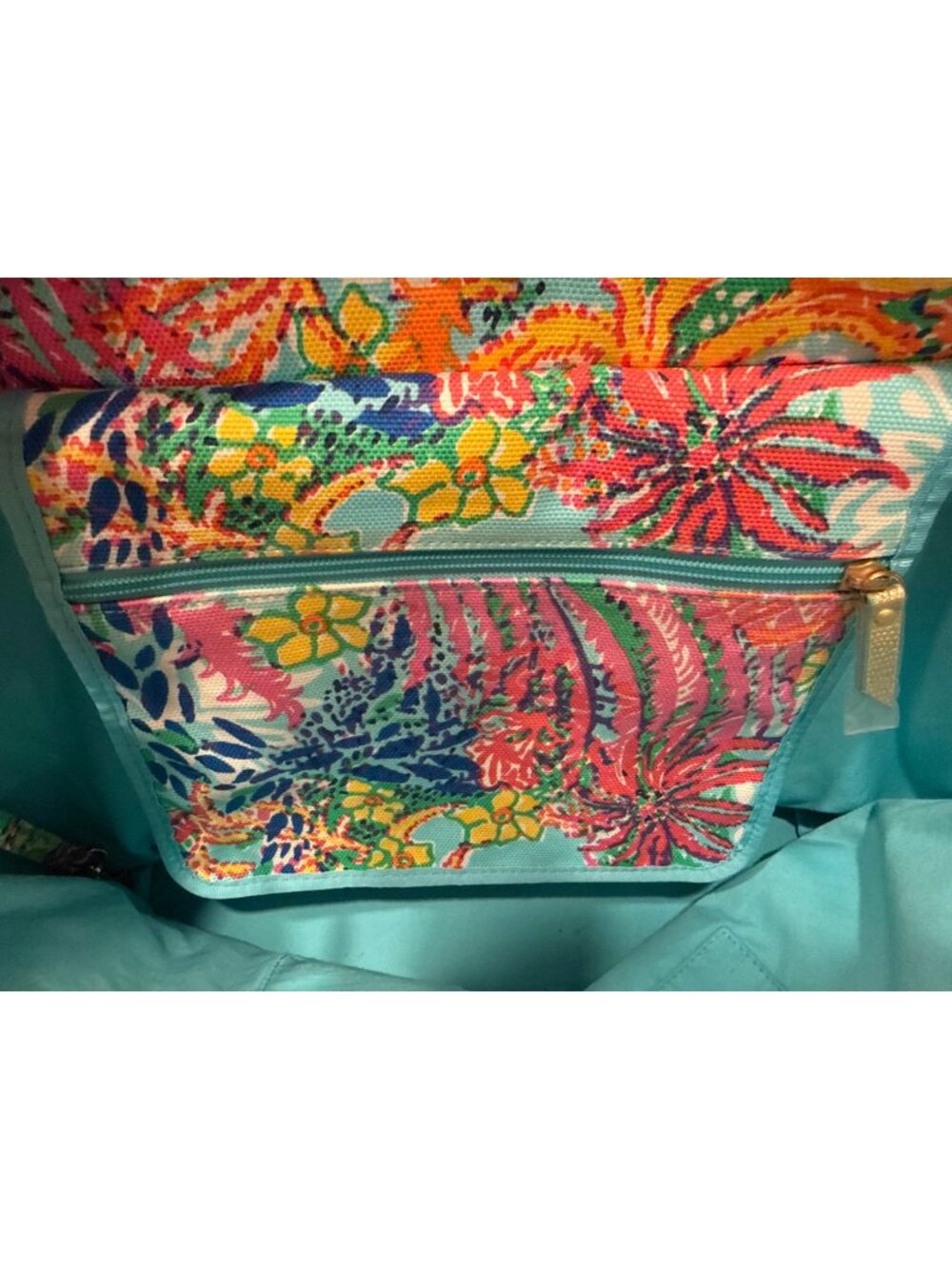 Lilly Pulitzer Fishing for Compliments Resort Tote Bag - Picture 7 of 16